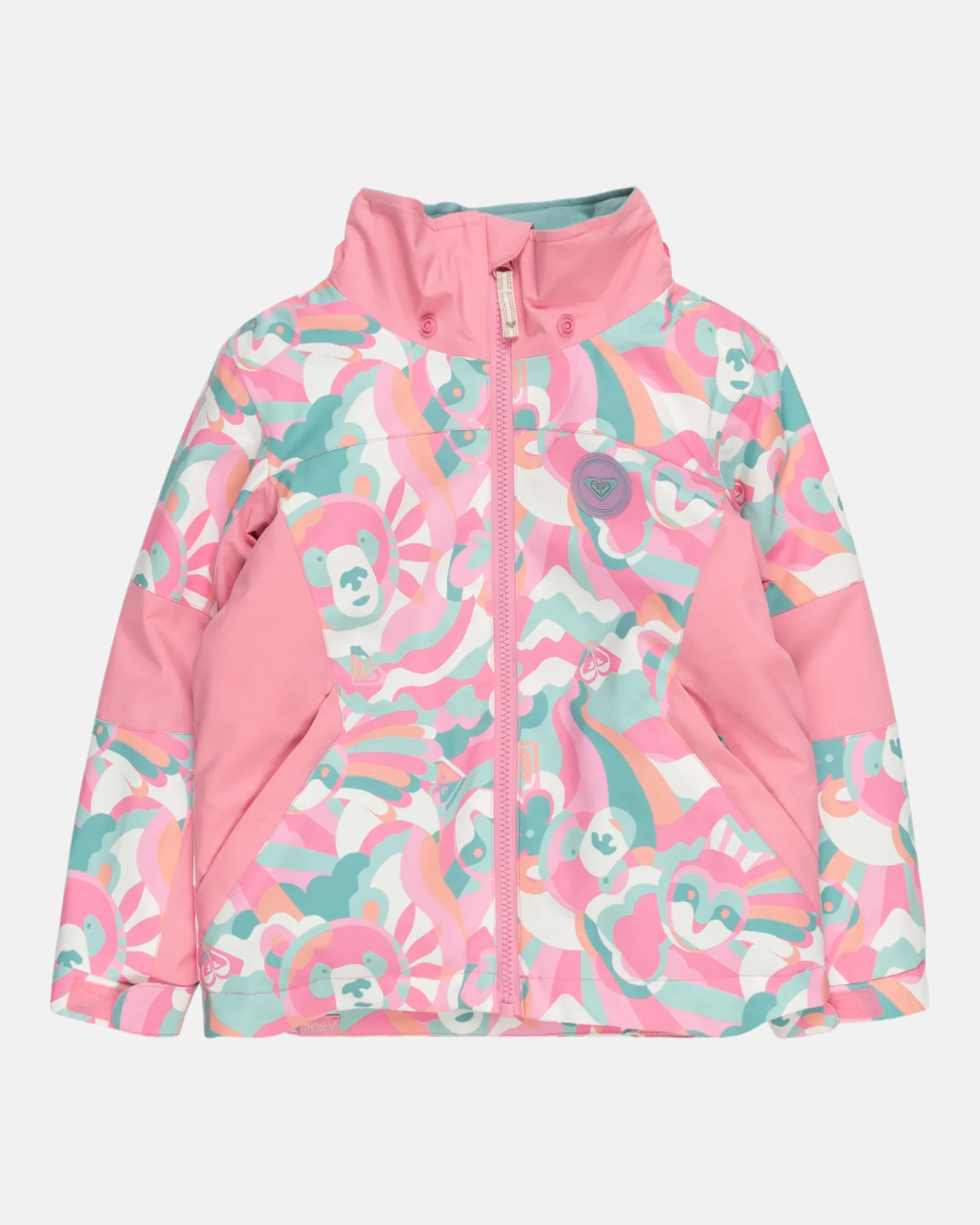 Girls 2-7 Snowy Tale Snow Jacket - Sachet Pink Mountain Night sold by Roxy product image thumbnail 5
