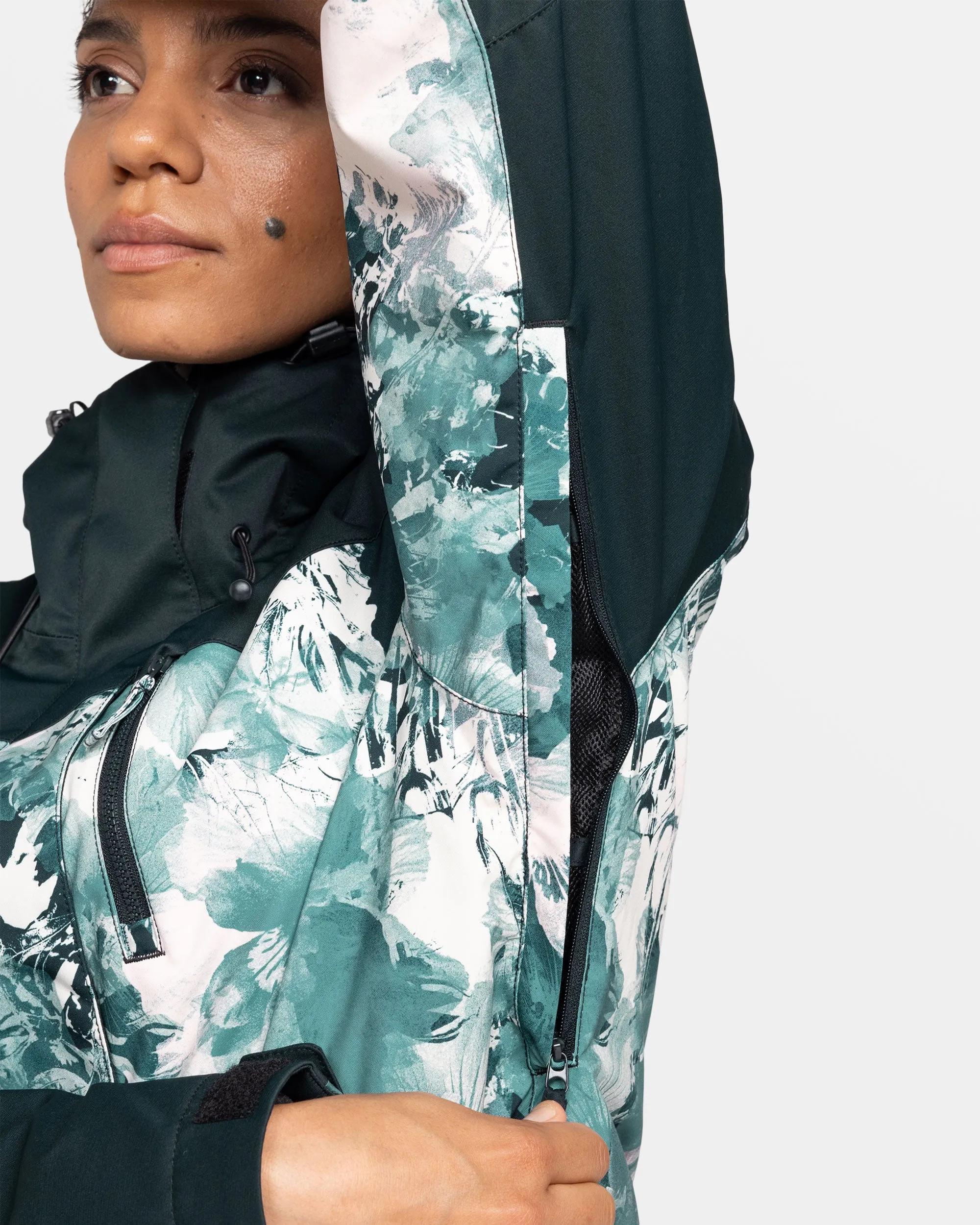 Roxy Jetty 3N1 Snow Jacket - Sea Pine Dreamy Picture sold by Roxy product image thumbnail 4