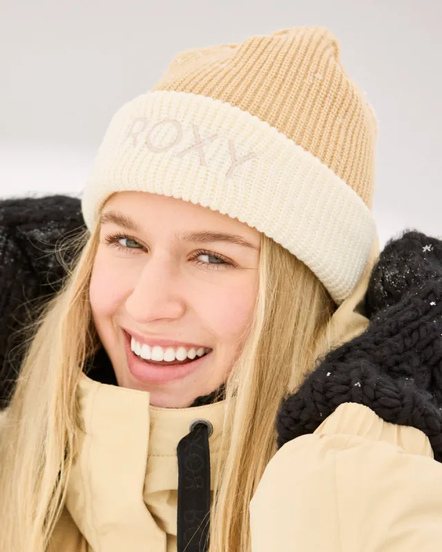 Freja Cuff Beanie - Pebble sold by Roxy