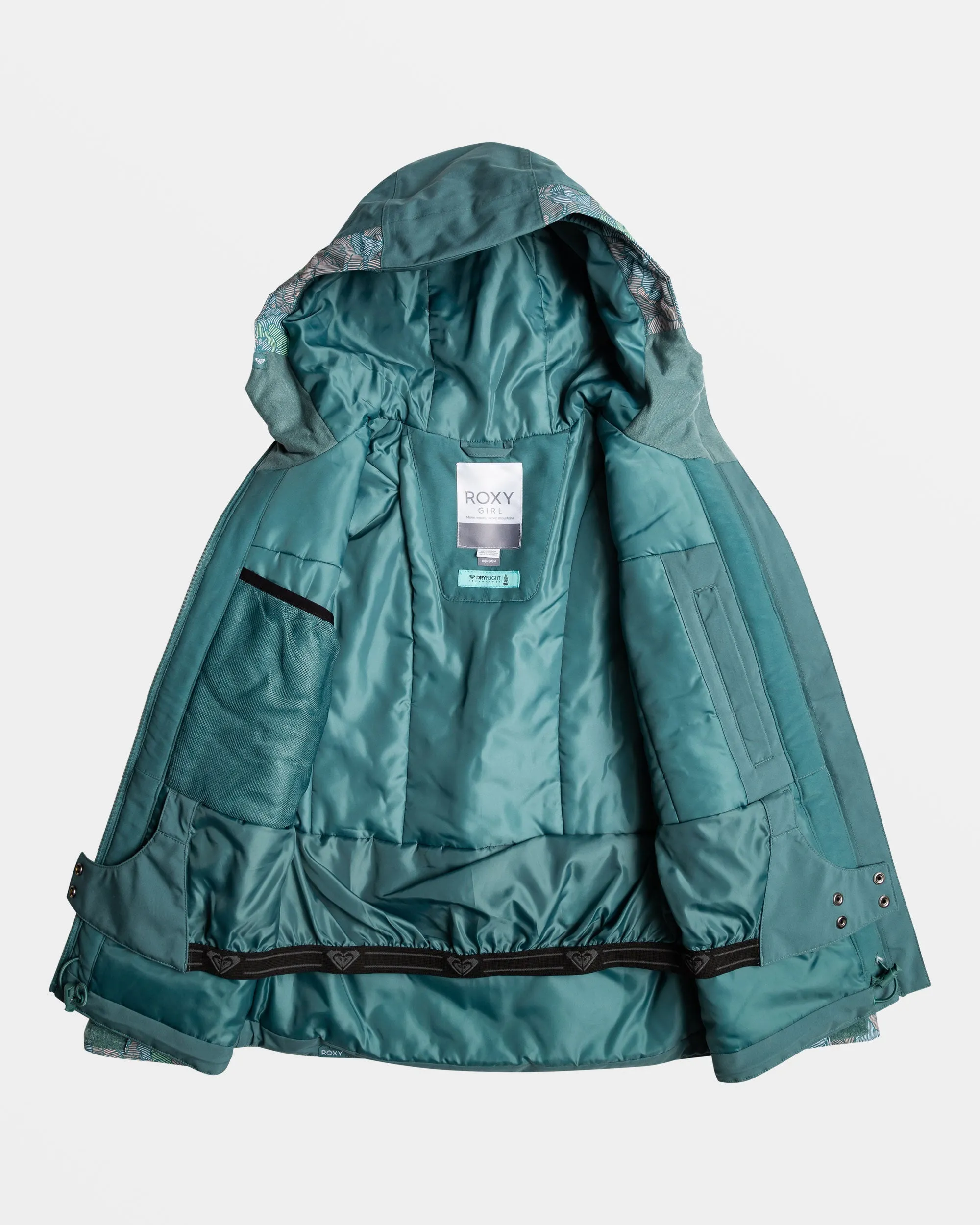 Girls 8-16 Silverwinter Snow Jacket - Pink Salt Sketchbook sold by Roxy product image thumbnail 3
