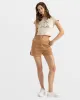 Spicy Vibes Elastic Waist Shorts - Camel sold by Roxy