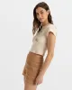 Spicy Vibes Elastic Waist Shorts - Camel sold by Roxy