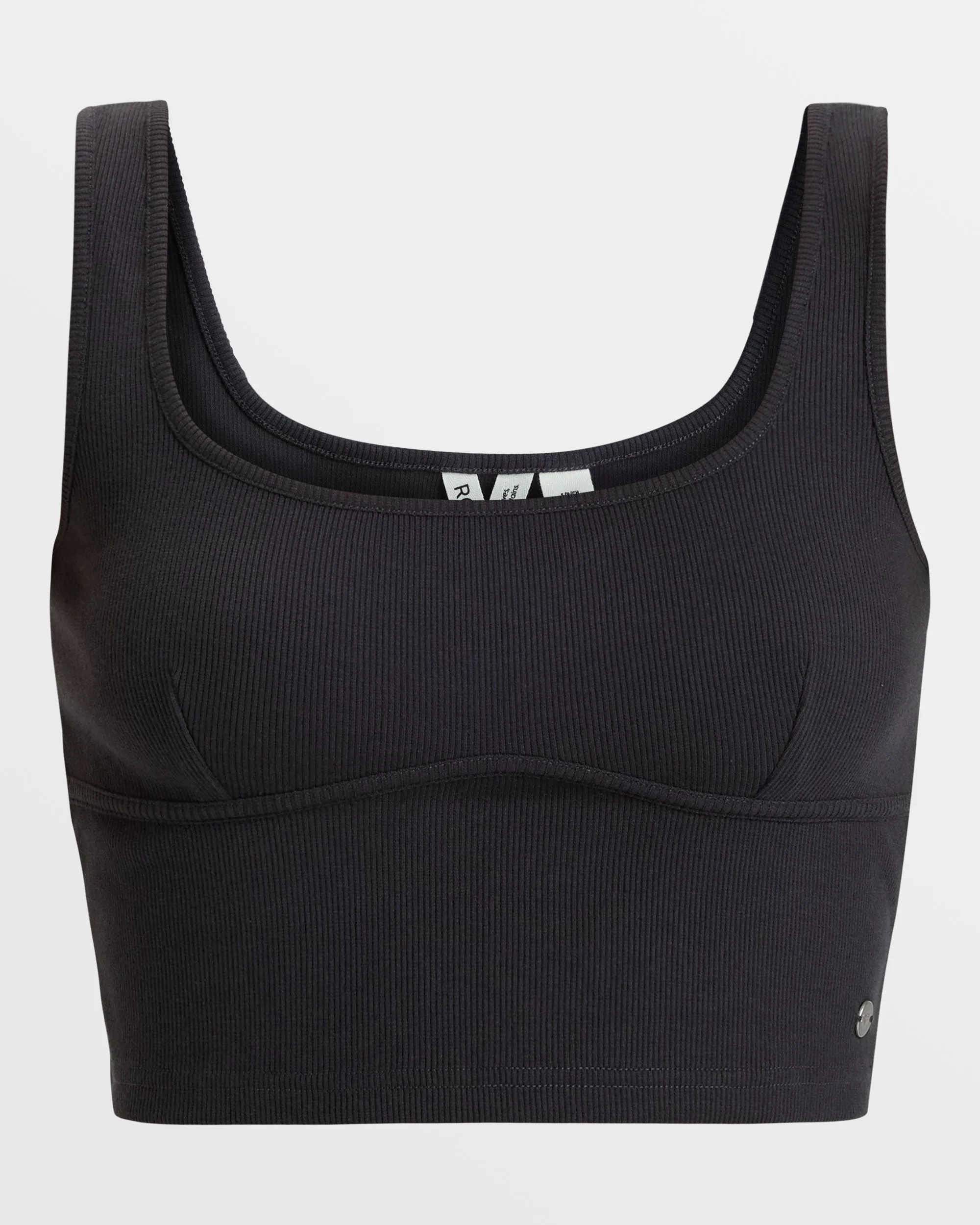 Pretty Please Tank Crop Top - Phantom sold by Roxy product image thumbnail 4