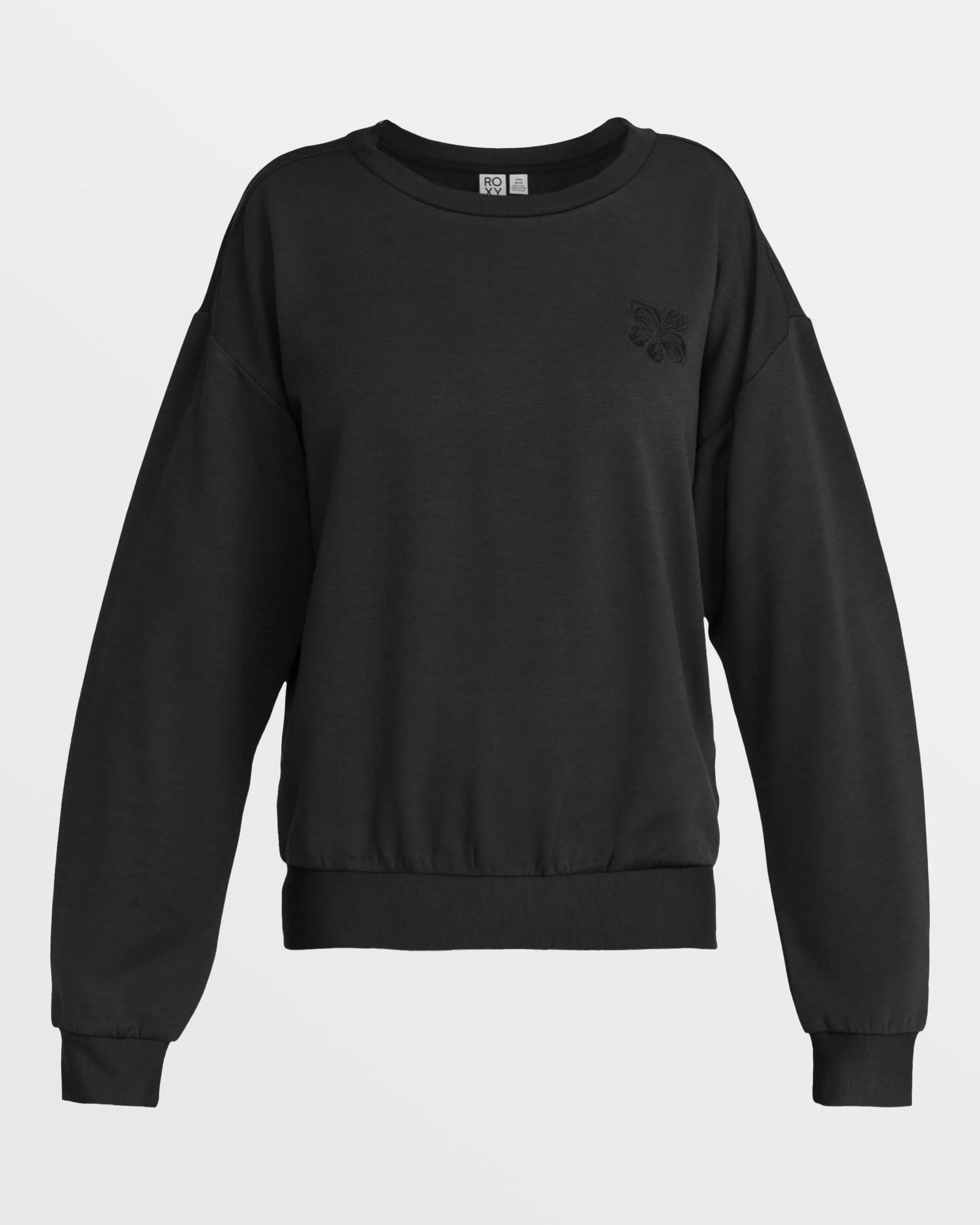 Surfing By Moonlight Pullover Sweatshirt - Phantom sold by Roxy product image thumbnail 5