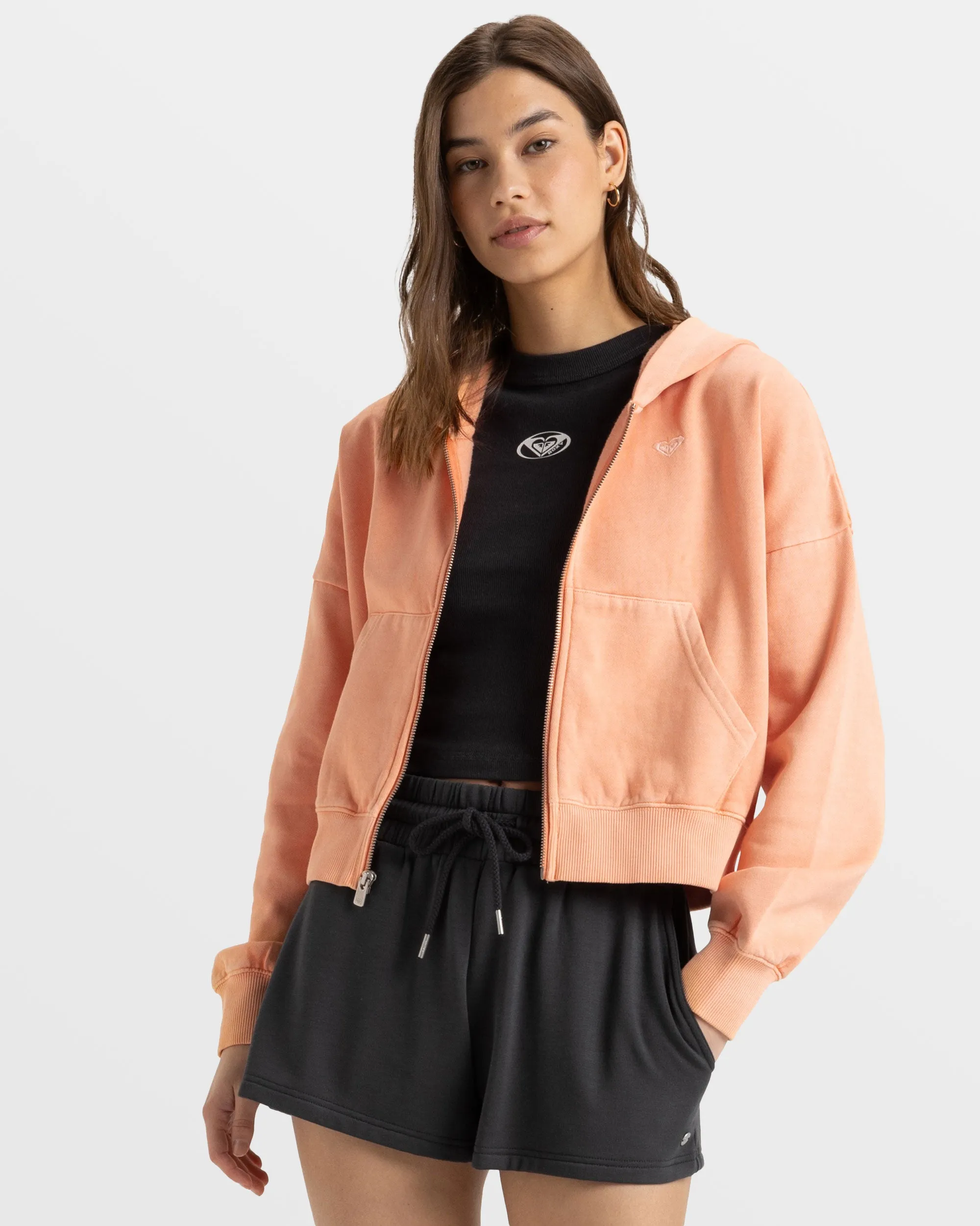 Sahara Vibes Zip Hoodie - Terra Cotta sold by Roxy