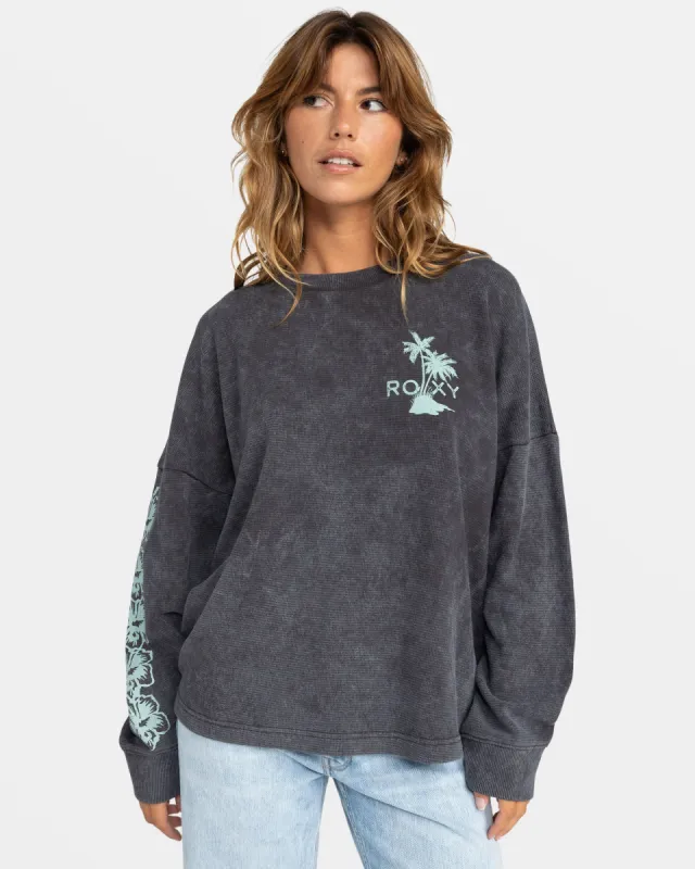 East Side Long Sleeve Top - Phantom sold by Roxy