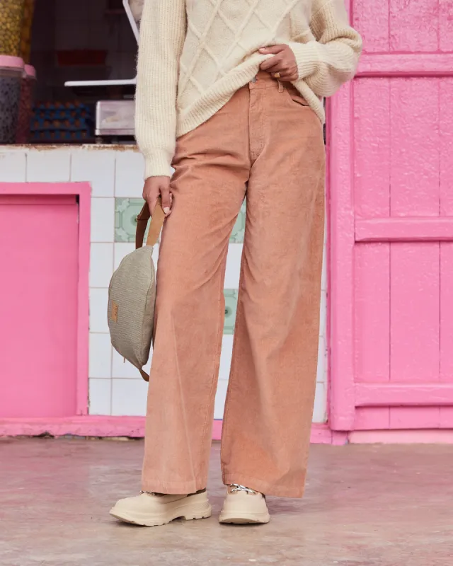 Surf On Cloud Corduroy Pants - Camel sold by Roxy