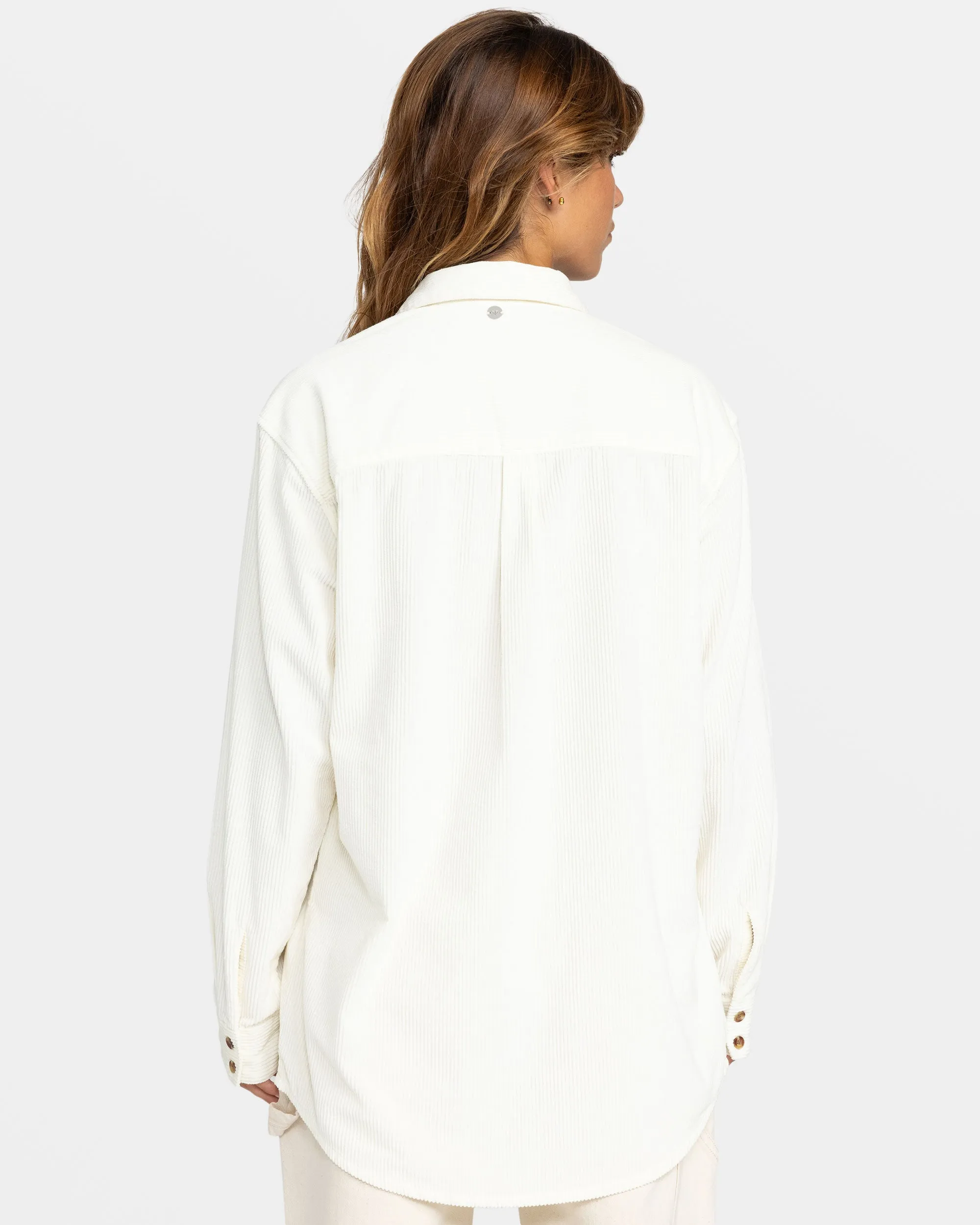 Let It Go Long Sleeve Shirt - Egret sold by Roxy product image thumbnail 2