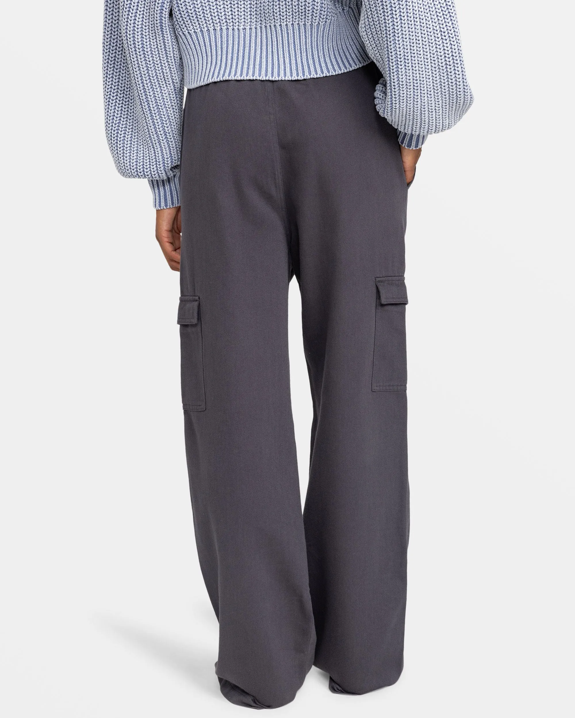 Precious Cargo Twill High Waisted Pants - Phantom sold by Roxy product image thumbnail 2