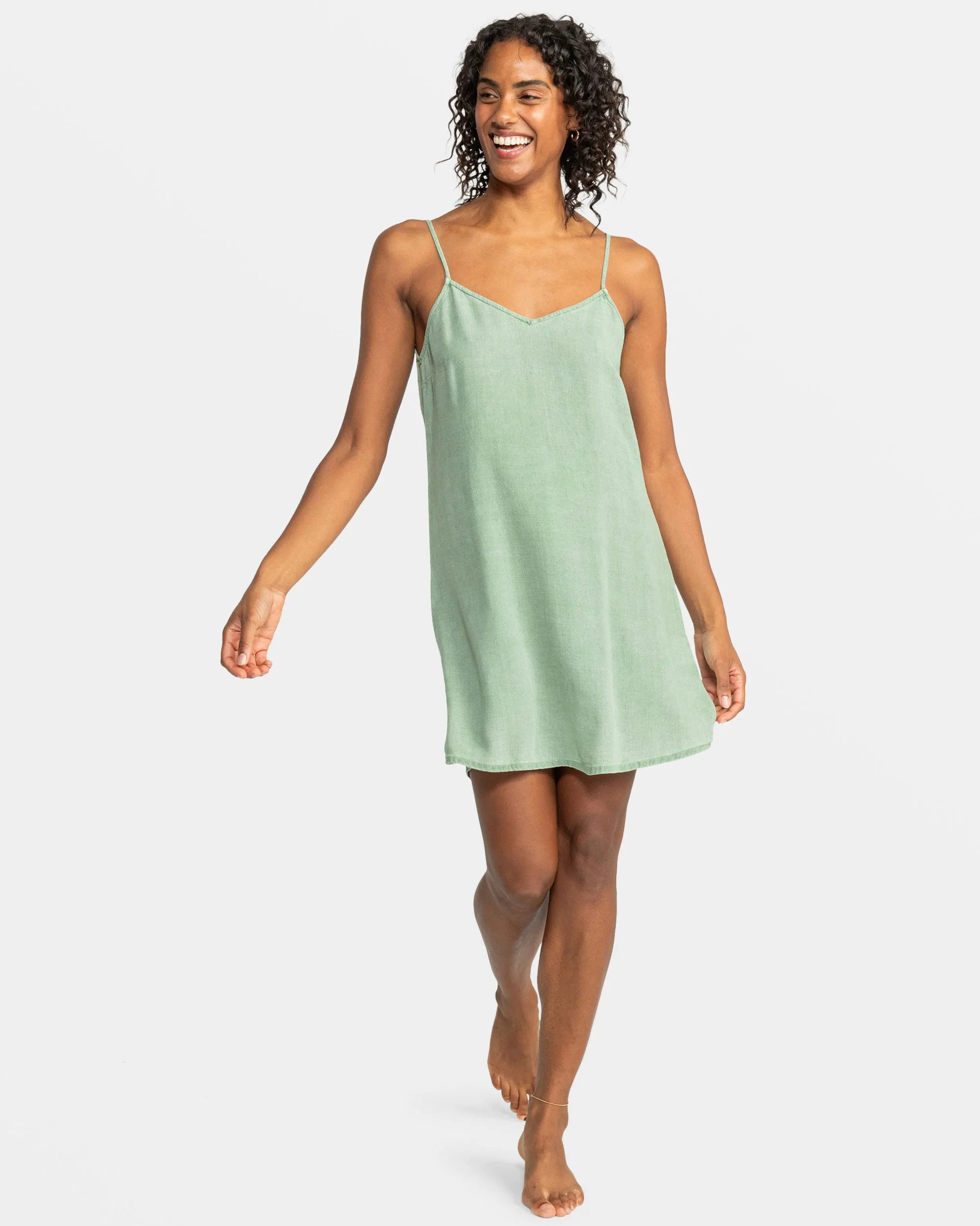 Shine A Light Mini Dress - Oil Green sold by Roxy product image thumbnail 3