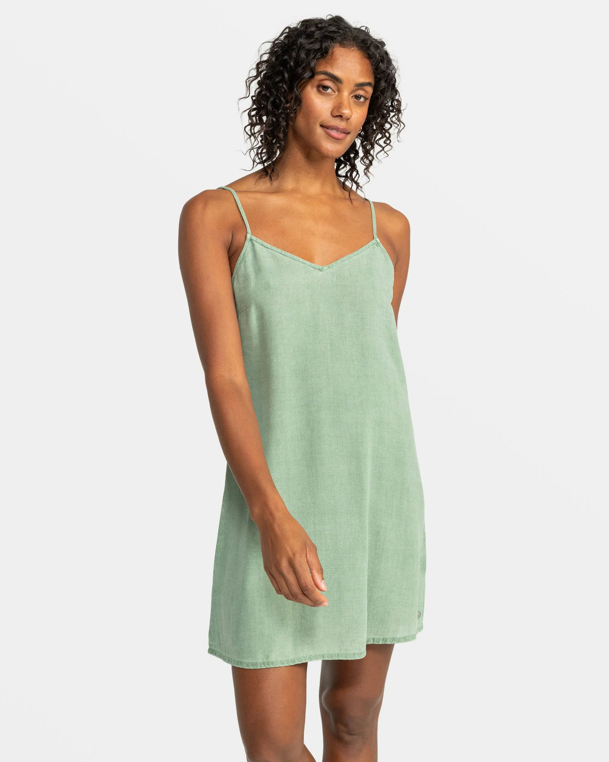 Shine A Light Mini Dress - Oil Green sold by Roxy