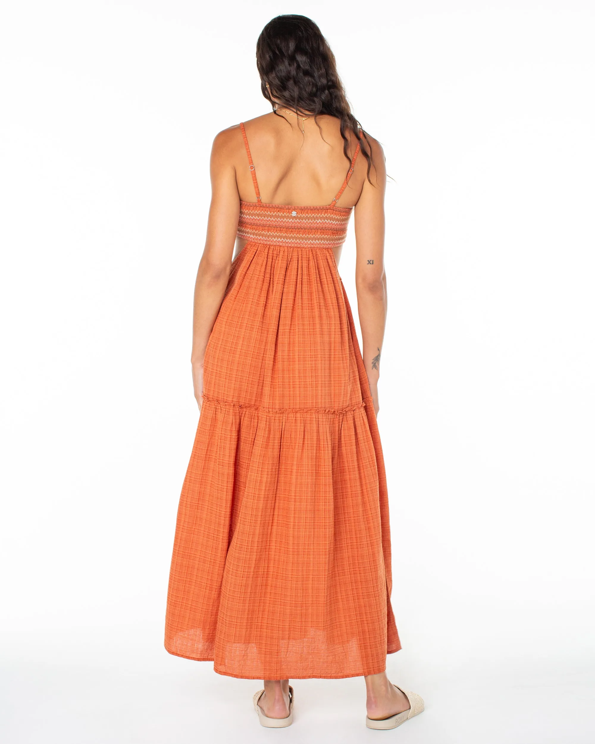 Hot Tropics Flowy Maxi Dress - Ginger Spice sold by Roxy product image thumbnail 2