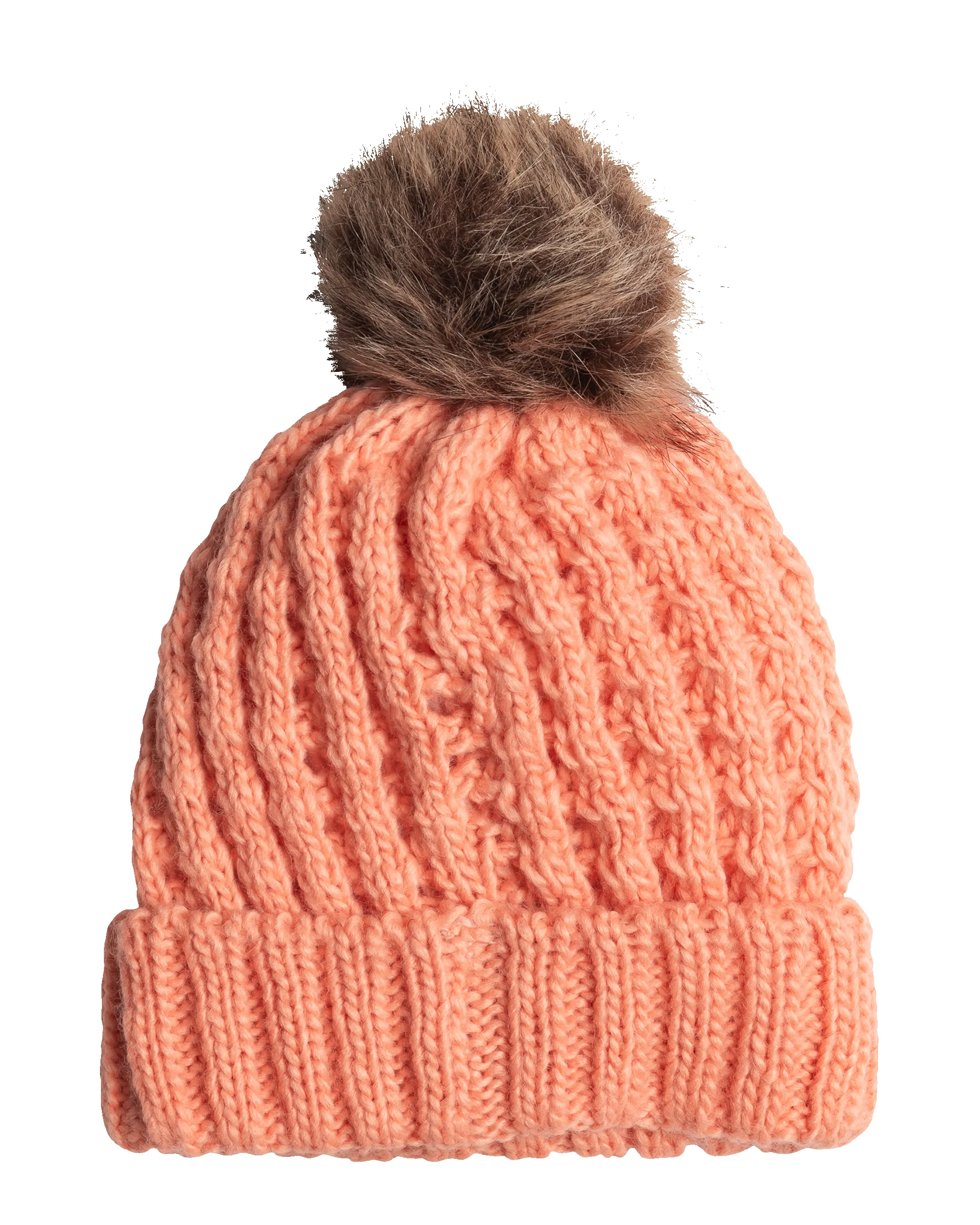 Girls Blizzard Cuff Beanie - Peach Pink sold by Roxy product image thumbnail 4