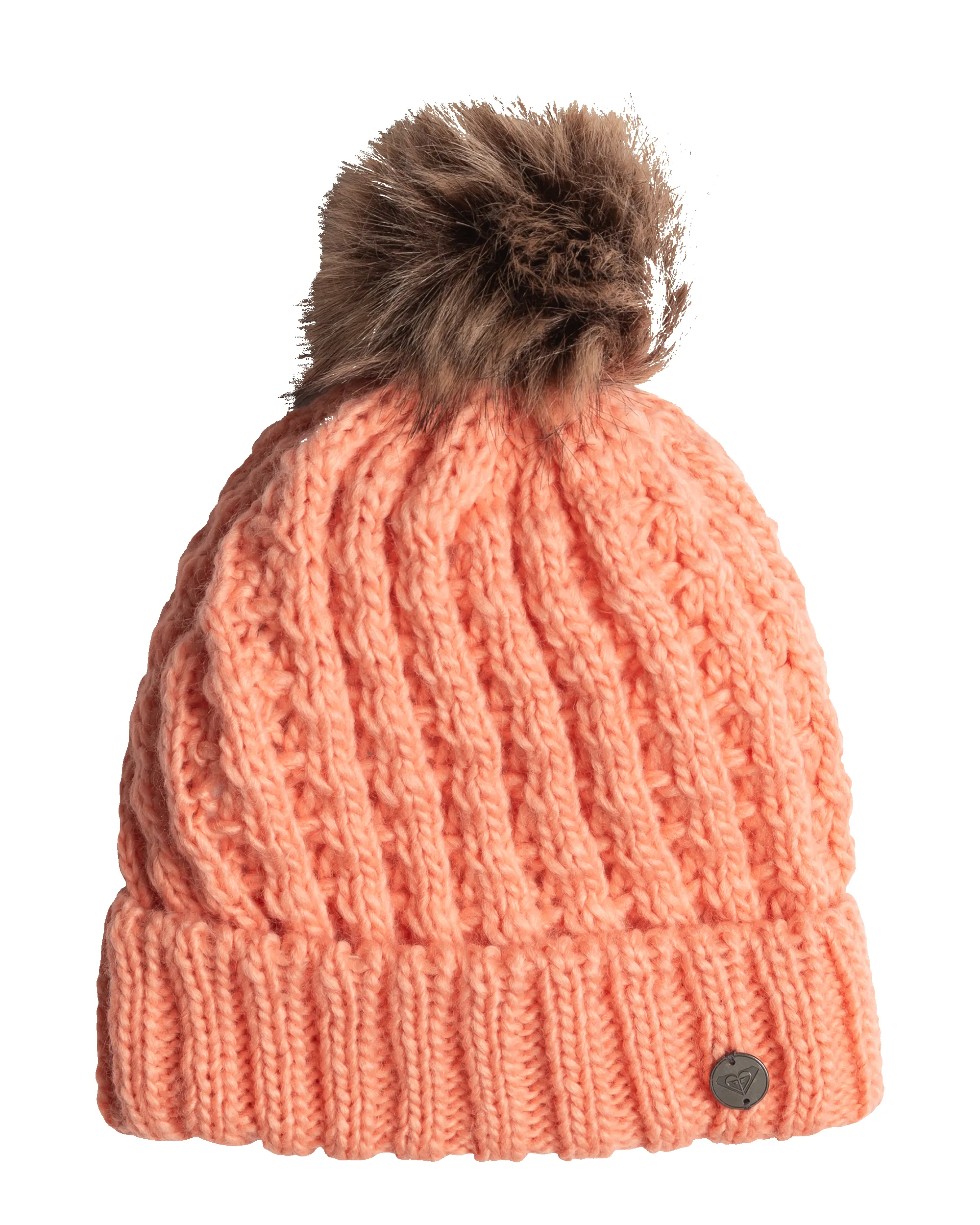 Girls Blizzard Cuff Beanie - Peach Pink sold by Roxy product image thumbnail 3