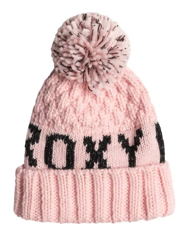 Girls Tonic Cuff Beanie - Pink Salt sold by Roxy