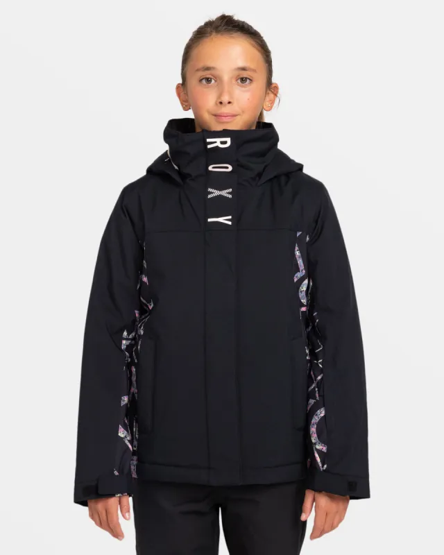 Girls 8-16 Galaxy Snow Jacket - True Black Lluvia sold by Roxy