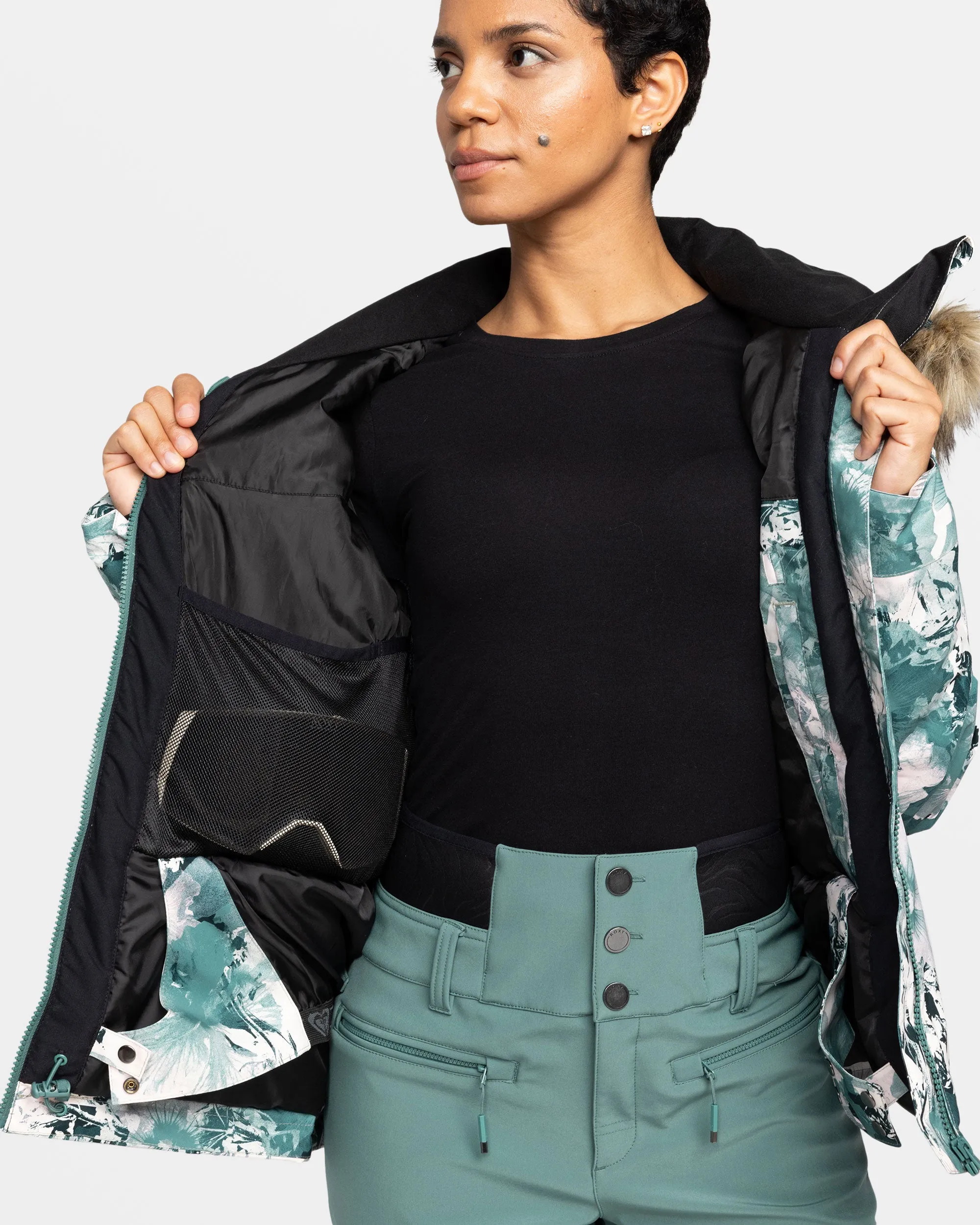 Jet Ski Snow Jacket - Sea Pine Dreamy Picture sold by Roxy product image thumbnail 4