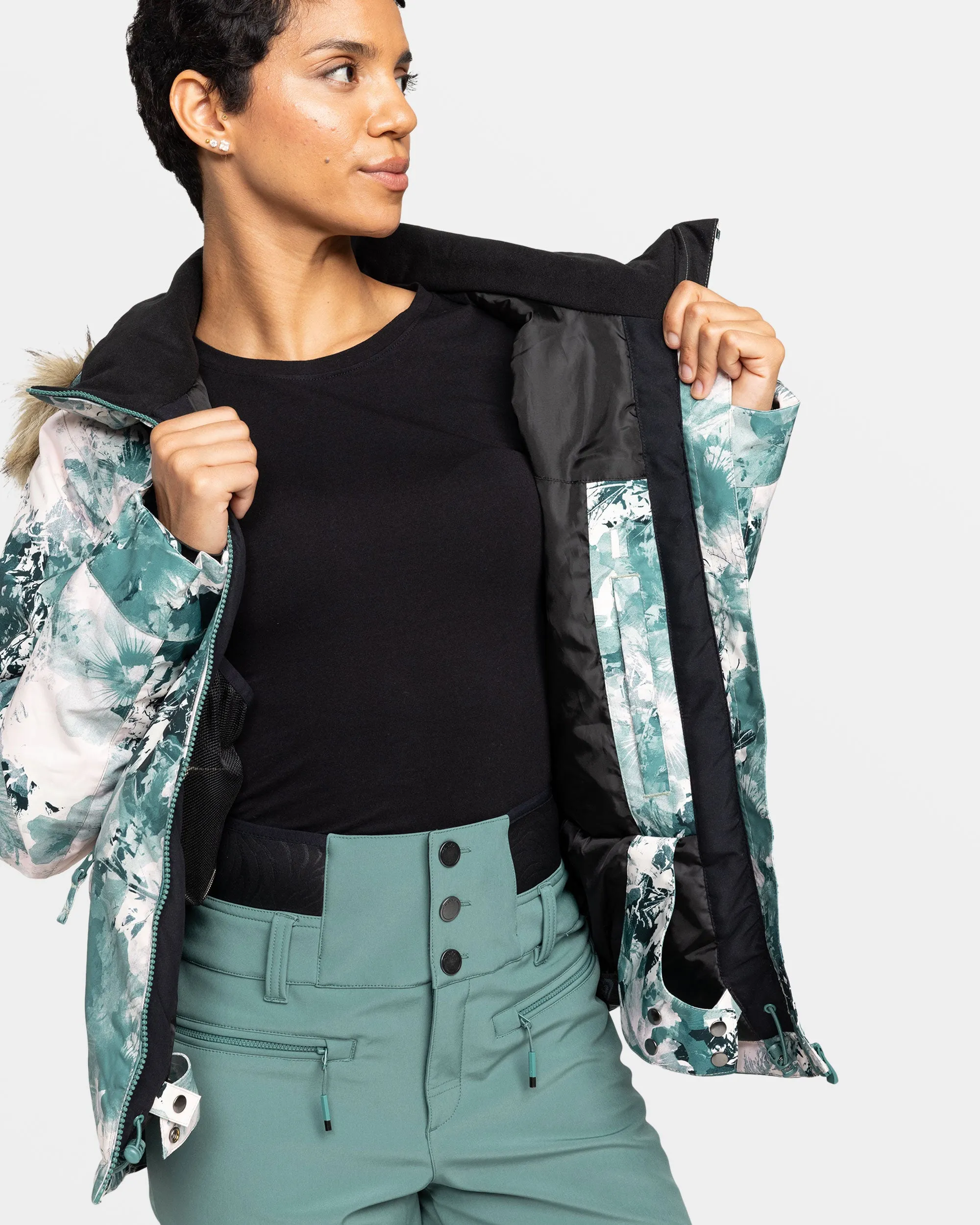 Jet Ski Snow Jacket - Sea Pine Dreamy Picture sold by Roxy product image thumbnail 5