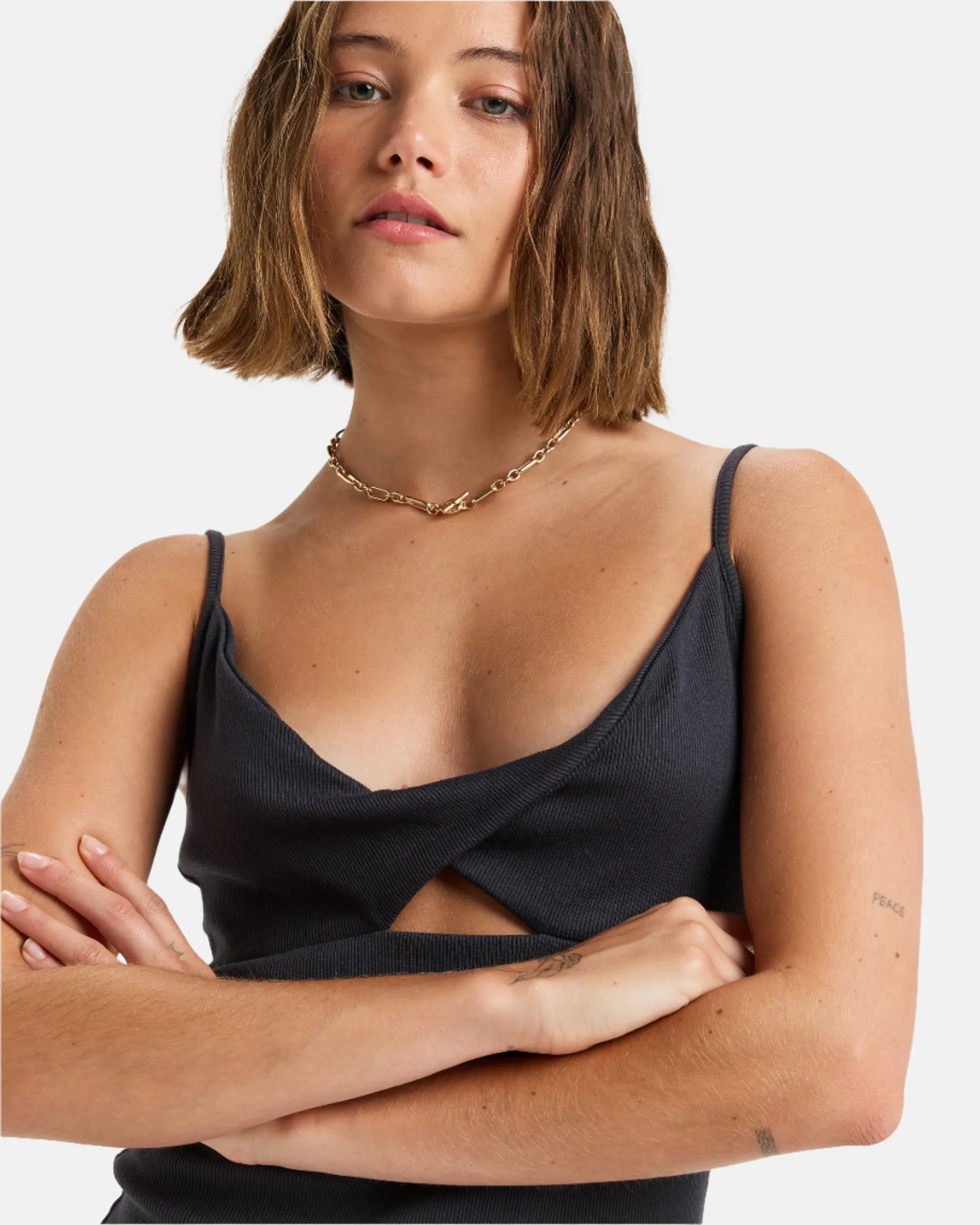 Wavey Lady Midi Dress - Phantom sold by Roxy product image thumbnail 2