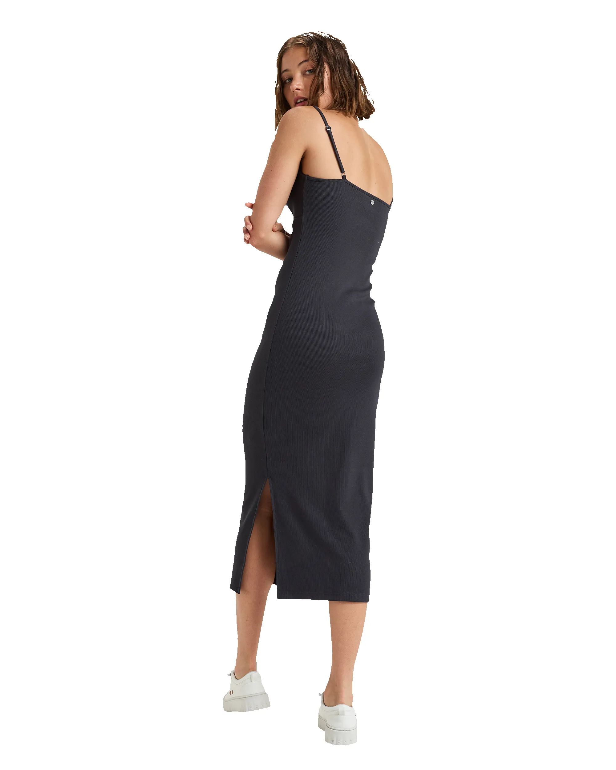 Wavey Lady Midi Dress - Phantom sold by Roxy product image thumbnail 5