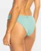 Beach Classics High Leg Bikini Bottom - Mineral Blue sold by Roxy