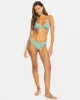 Beach Classics High Leg Bikini Bottom - Mineral Blue sold by Roxy