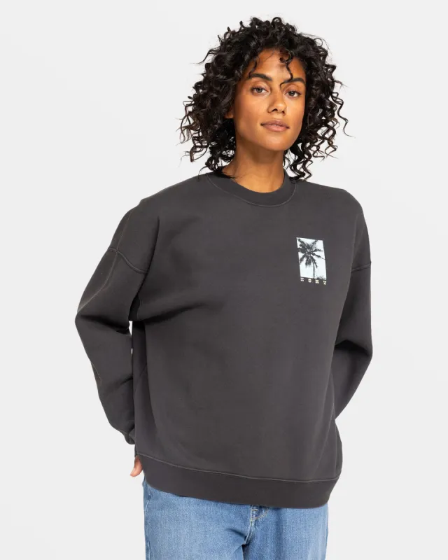 Lineup Pullover Sweatshirt - Phantom sold by Roxy