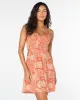 Hot Tropics Mini Dress - Ginger Spice Lotus Batik sold by Roxy