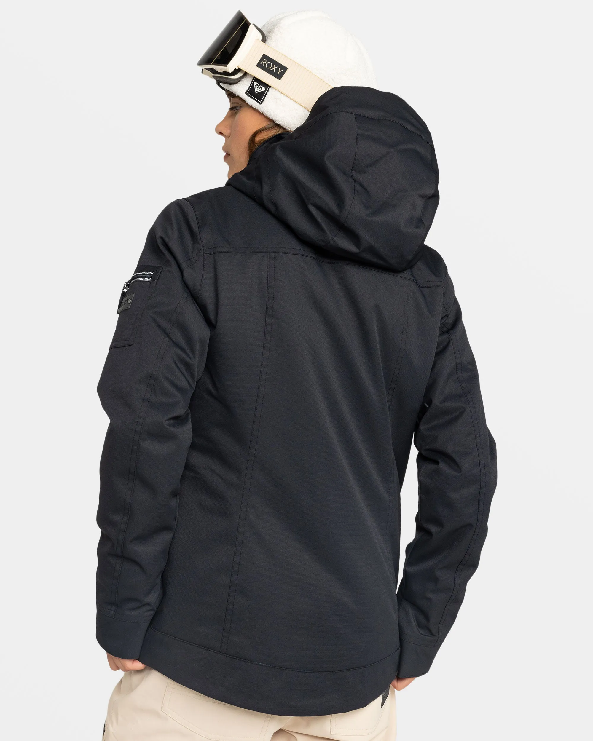 Meade Snow Jacket - True Black sold by Roxy product image thumbnail 2