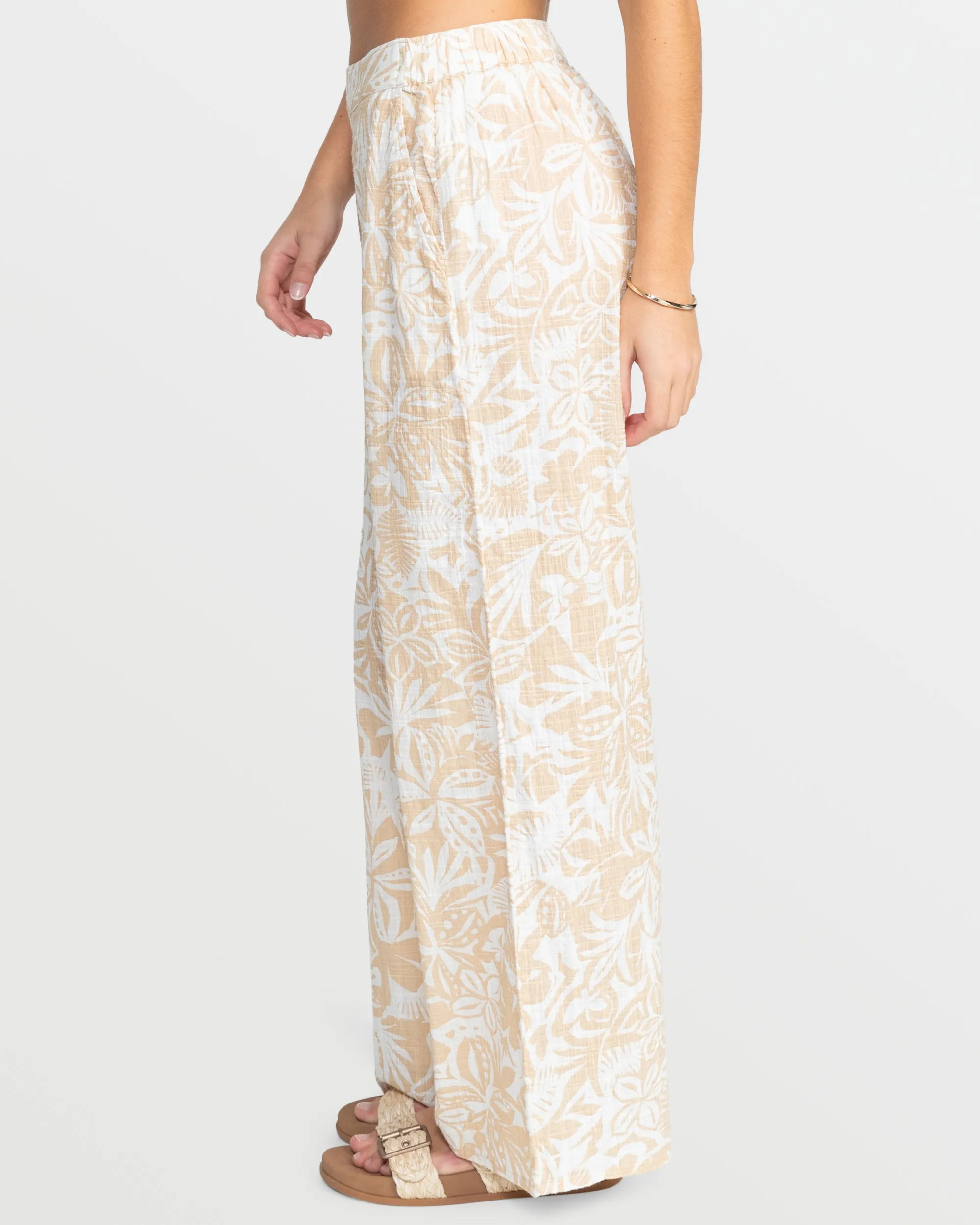 Midnight Avenue Wide Leg Pants - Ginger Root Suntrip sold by Roxy product image thumbnail 5