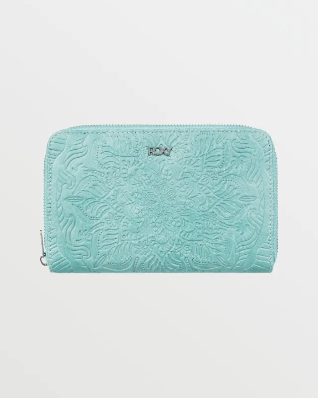 Back in Brooklyn Zipper Wallet - Atlantis sold by Roxy