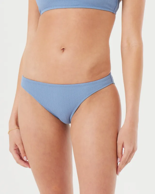 Aruba Moderate Bikini Bottom - Infinity Blue sold by Roxy