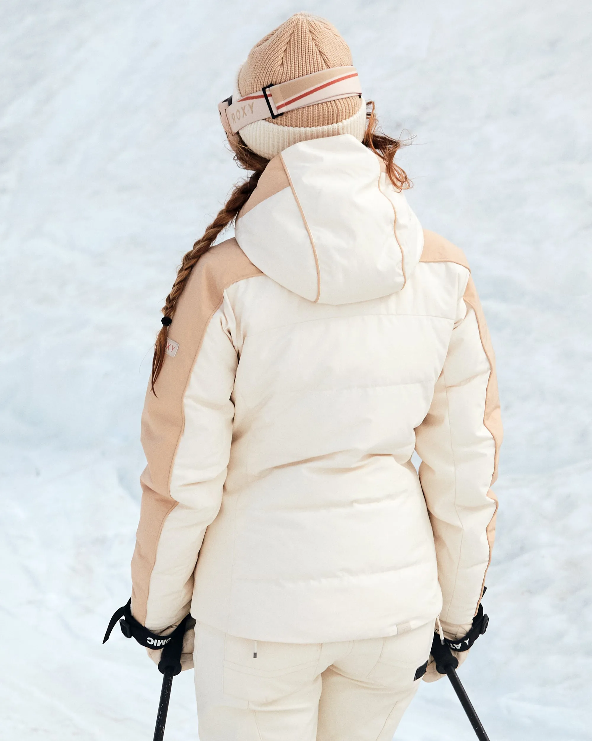 Snowblizzard Snow Jacket - Buttercream sold by Roxy product image thumbnail 4
