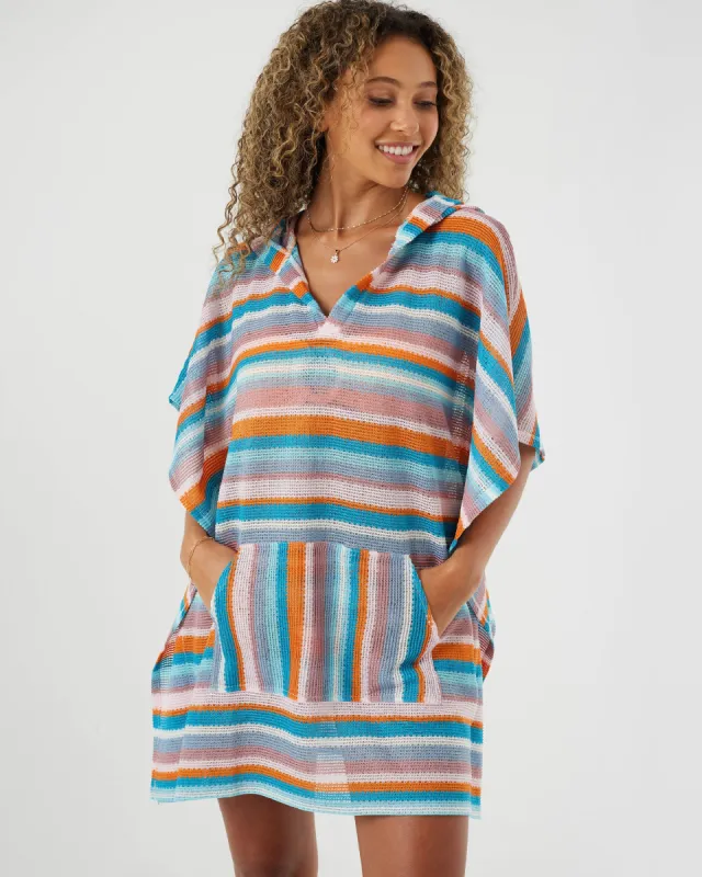 Salty Soul Poncho Beach Cover-Up - Multi sold by Roxy