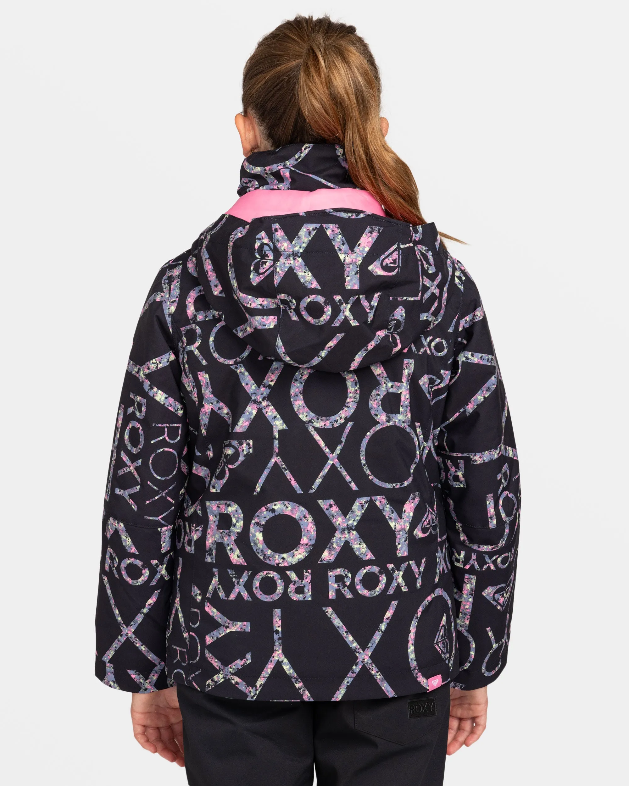 Girls 8-16 Roxy Jetty Snow Jacket - True Black Lluvia sold by Roxy product image thumbnail 2