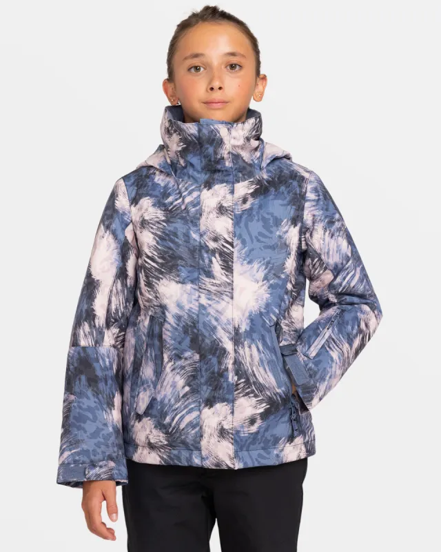 Girls 8-16 Roxy Jetty Snow Jacket - Wild Wind Darknight sold by Roxy