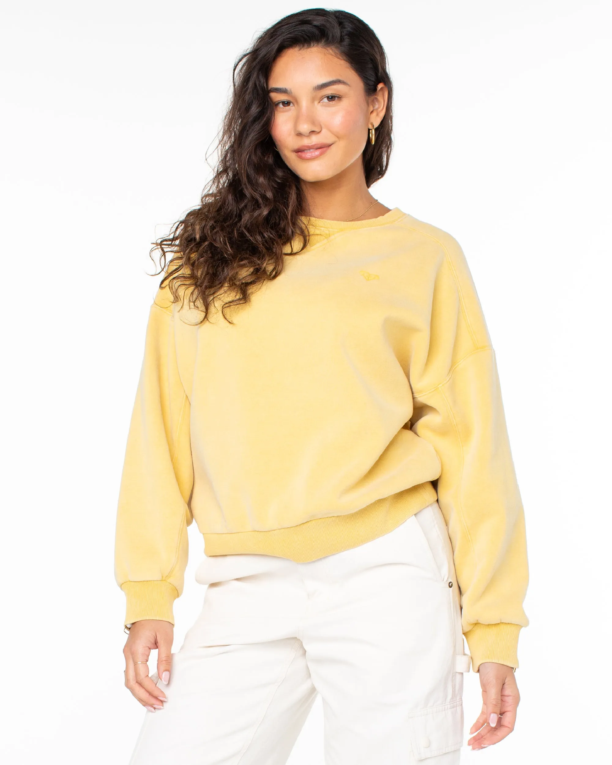 Oasis Haze Pullover Sweatshirt - Sauterne sold by Roxy