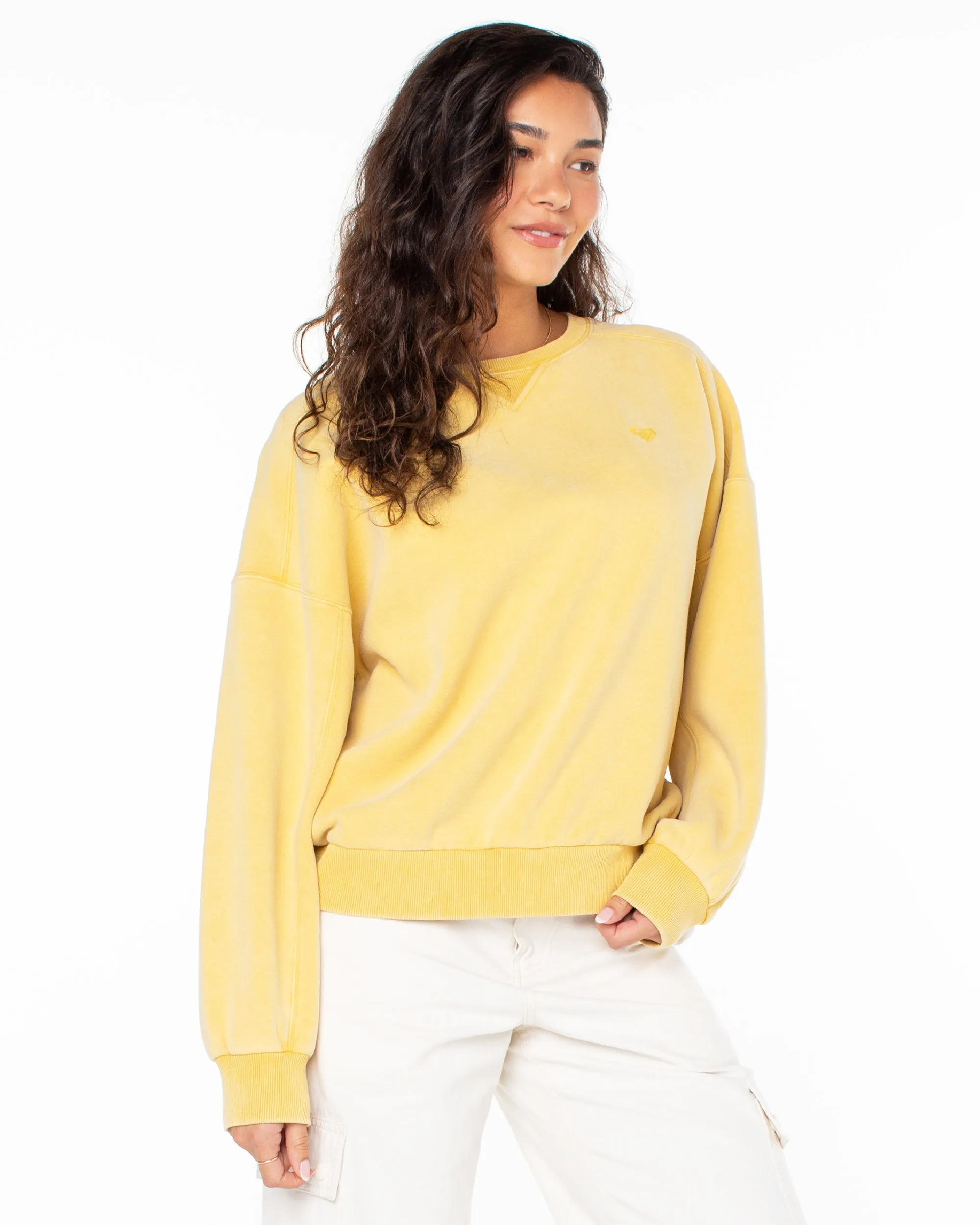 Oasis Haze Pullover Sweatshirt - Sauterne sold by Roxy product image thumbnail 3
