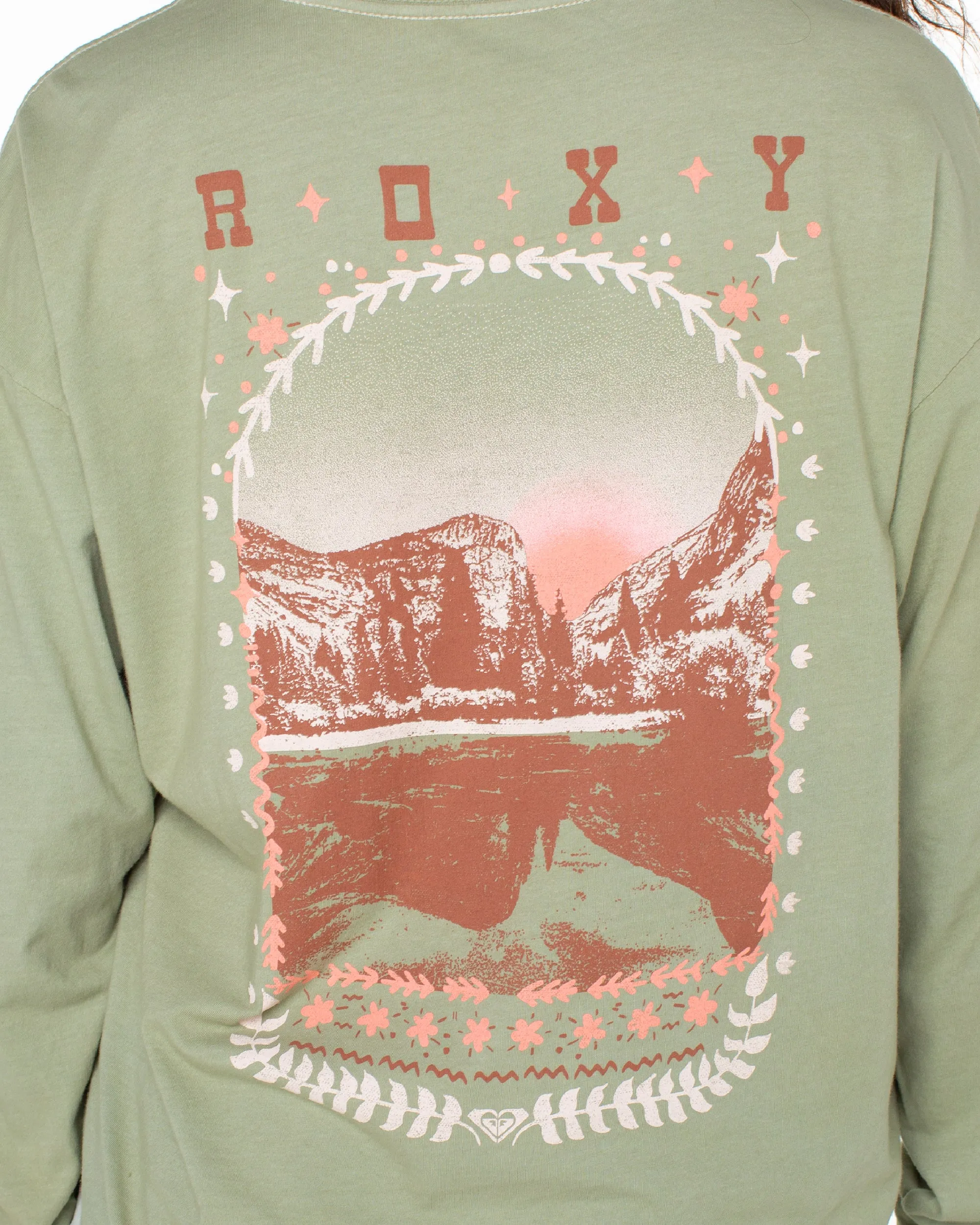 Folk Mountain T-Shirt - Oil Green sold by Roxy product image thumbnail 5