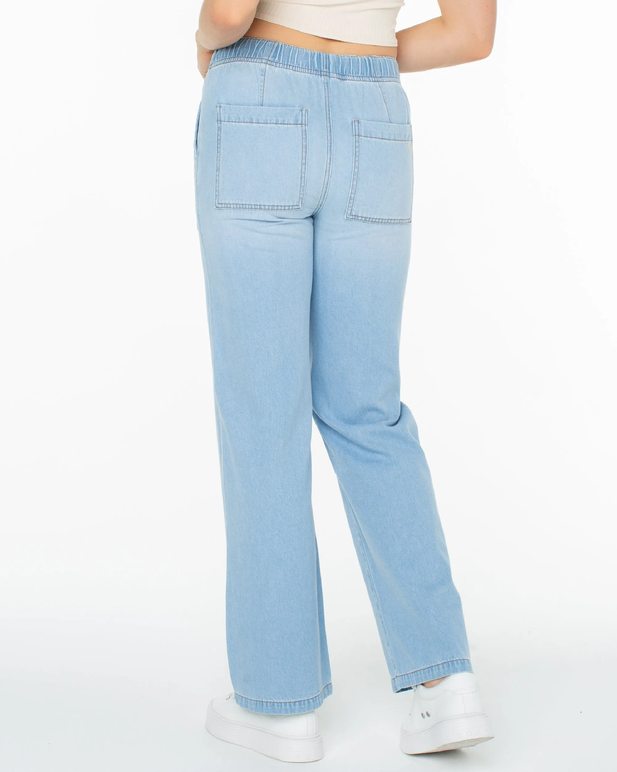 Sunset Dream Faux Denim Casual Pants - Paradise Blue sold by Roxy product image thumbnail 2