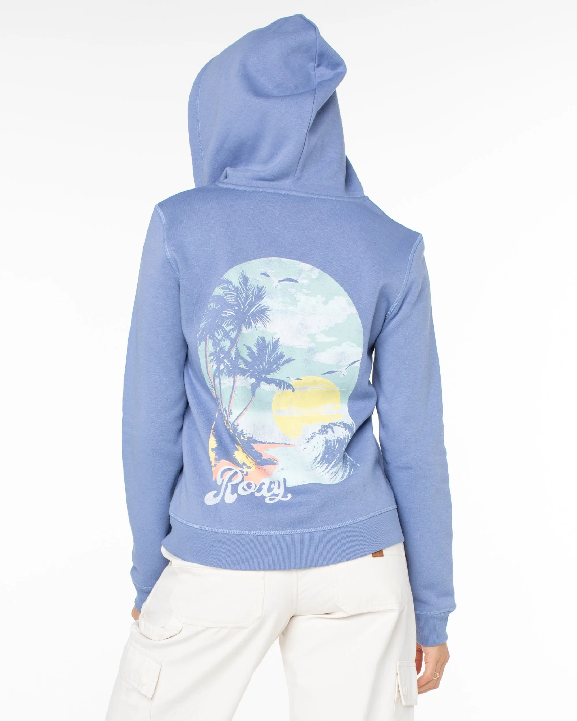 Evening Hike Zip Up Hoodie - Infinity Blue sold by Roxy product image thumbnail 2
