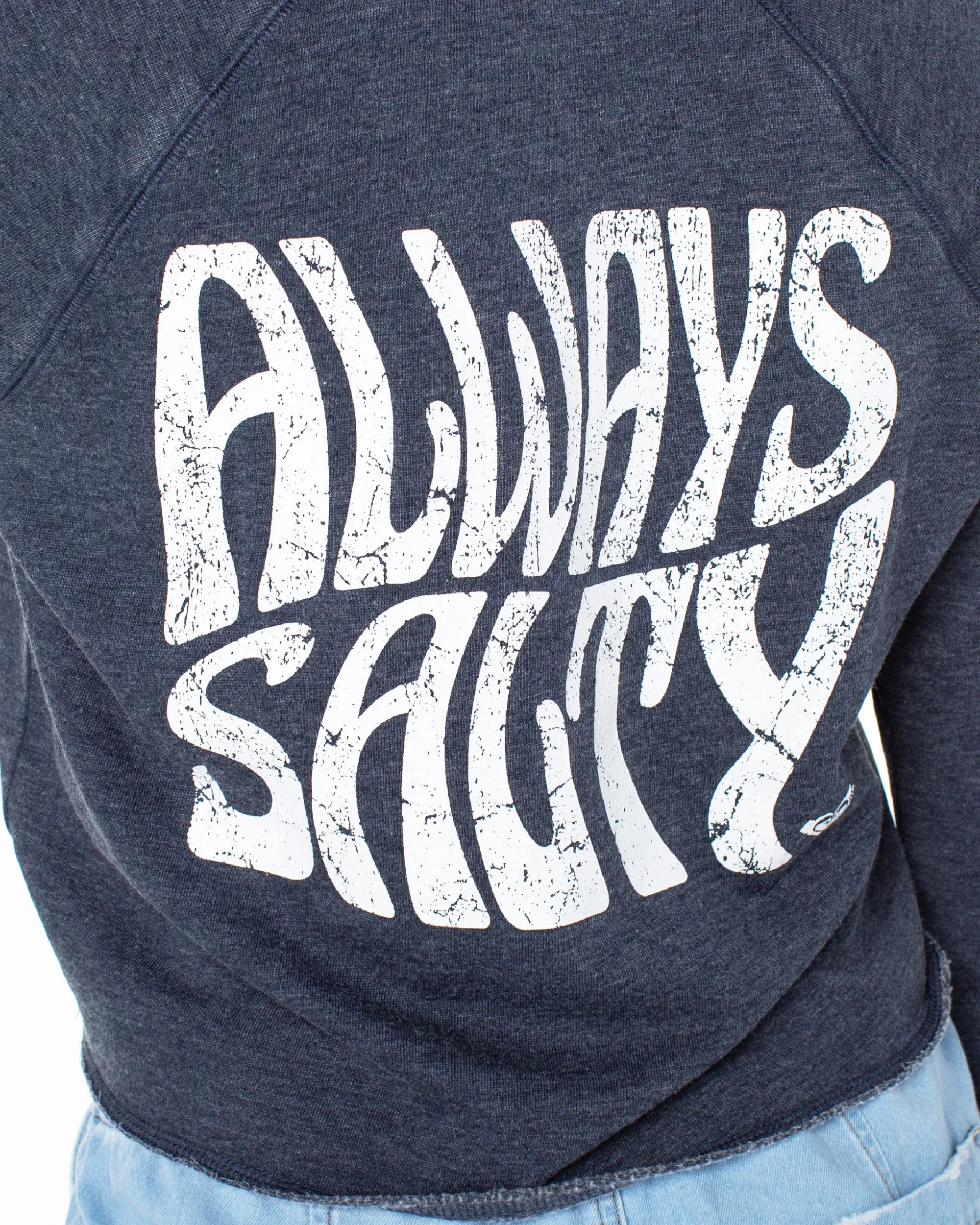 We Arrived Cropped Hoodie - Naval Academy sold by Roxy product image thumbnail 5