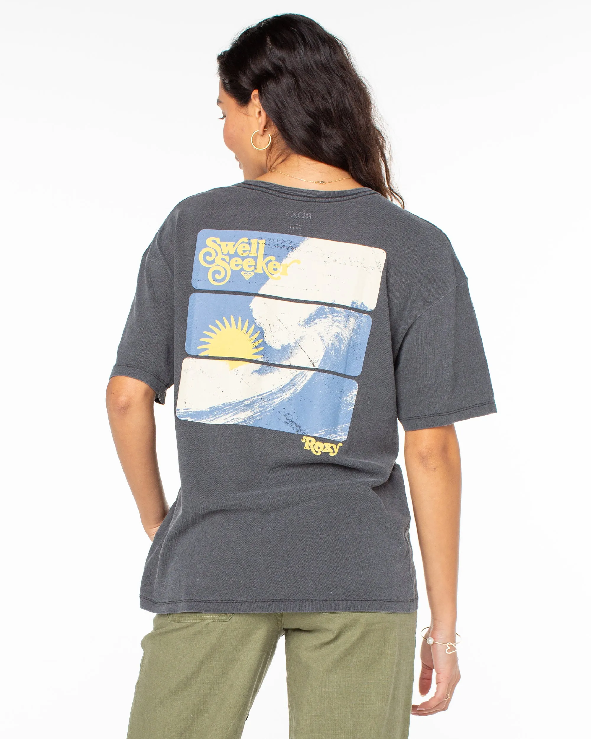 Swell Seeker T-Shirt - Phantom sold by Roxy product image thumbnail 2
