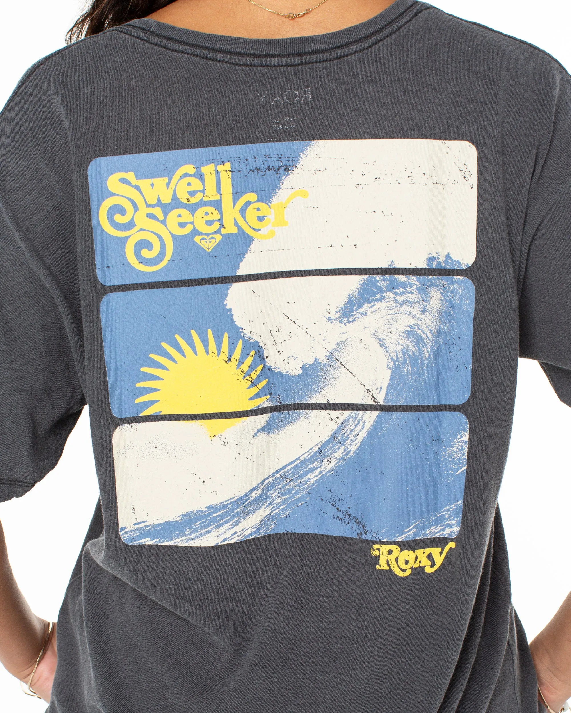 Swell Seeker T-Shirt - Phantom sold by Roxy product image thumbnail 5