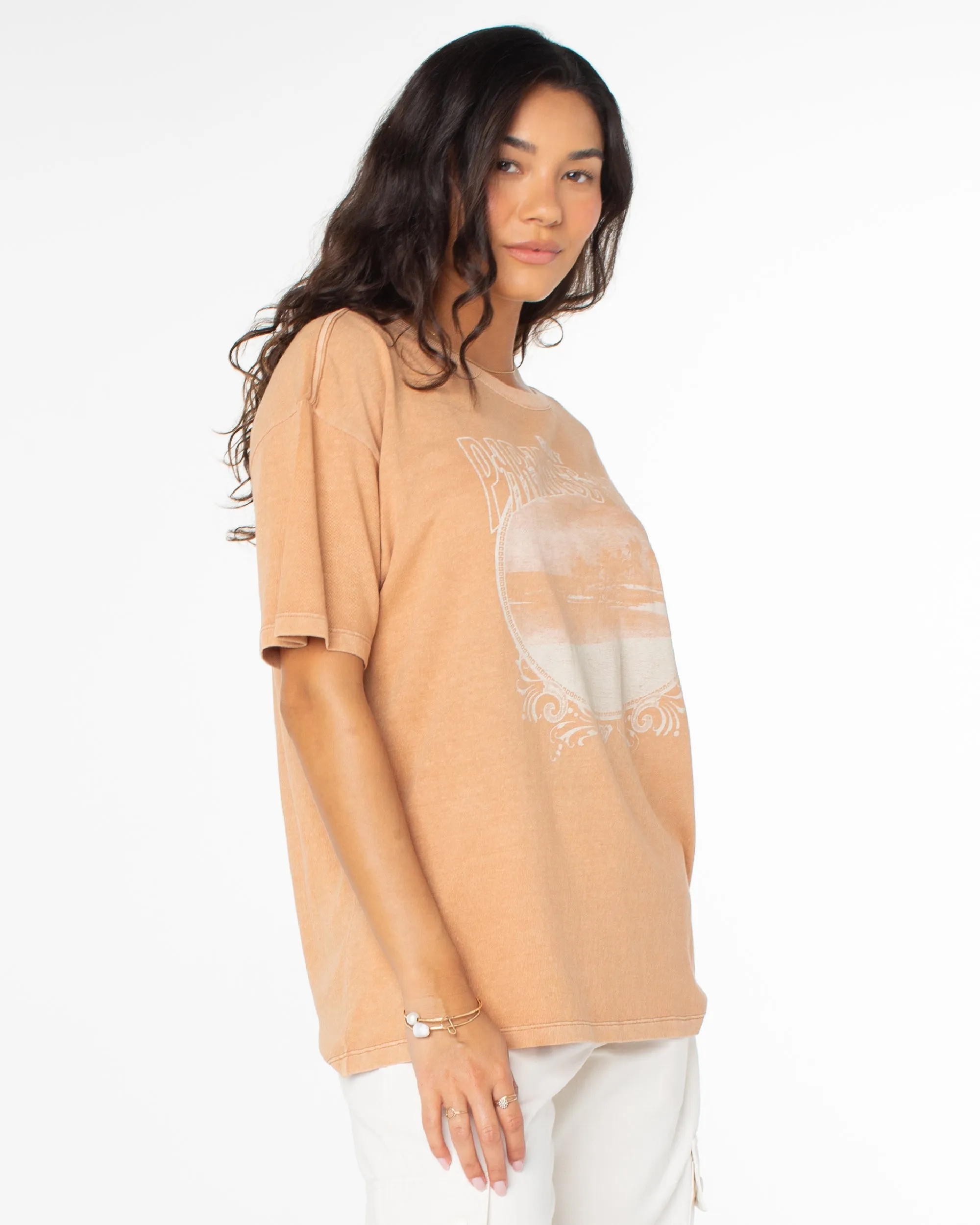 Paradise Oasis T-Shirt - Camel sold by Roxy product image thumbnail 3