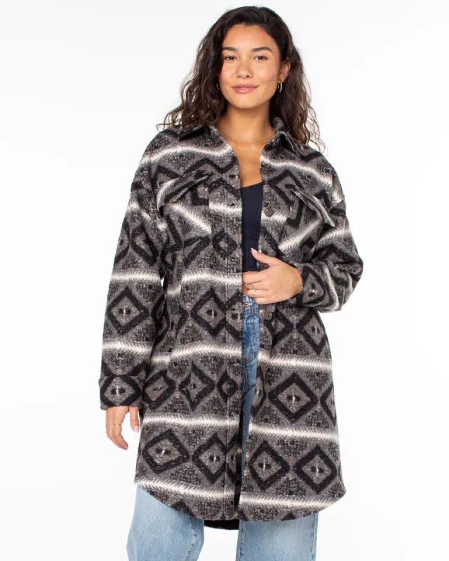 Walkabout Fleece Jacket - Phantom made by Roxy