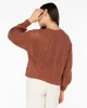 Day Break Open Knit Sweater - Russet sold by Roxy