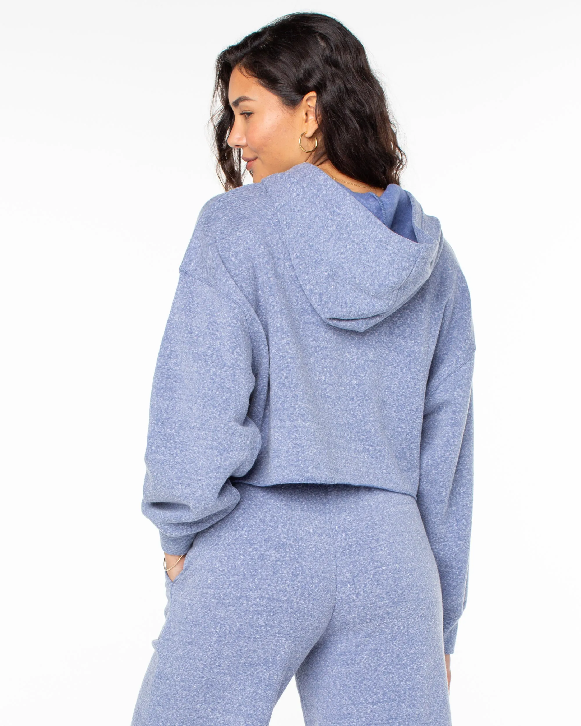 Afternoon Hike Crop Hoodie - Coastal Fjord sold by Roxy product image thumbnail 2