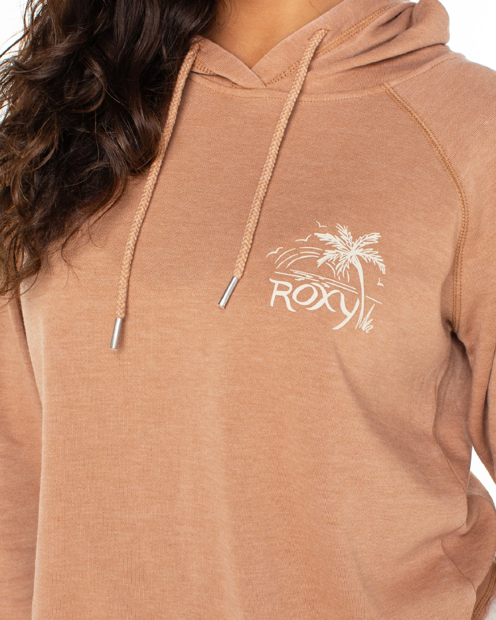 We Arrived Cropped Hoodie - Camel sold by Roxy product image thumbnail 4