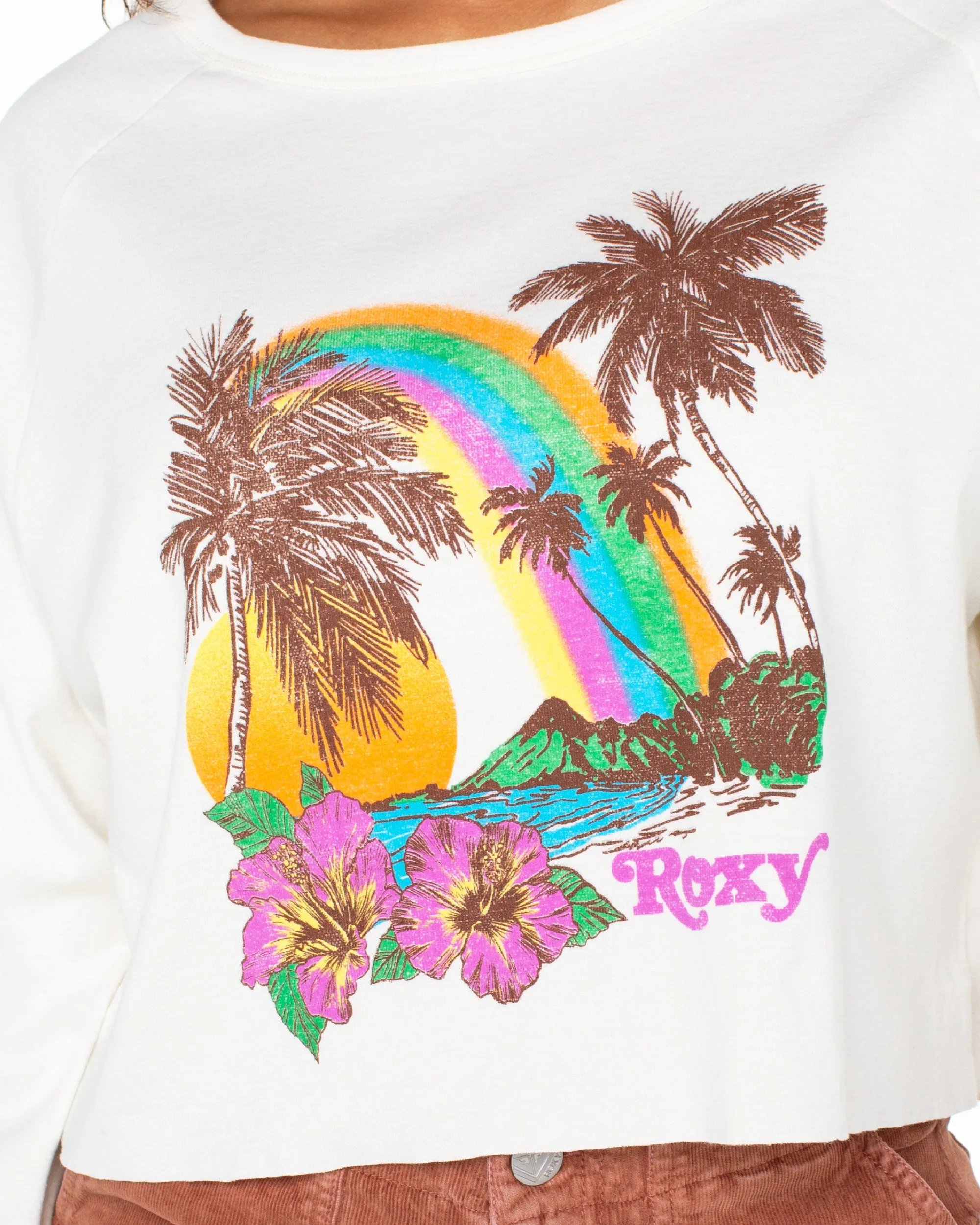 Rainbow Beach T-Shirt - Egret sold by Roxy product image thumbnail 4